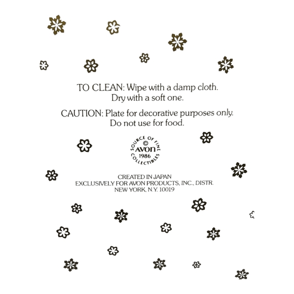 Vintage Avon Porcelain "A Child's Christmas" 22k Gold Trim 1986 Christmas Plate - Picture 5 of 8